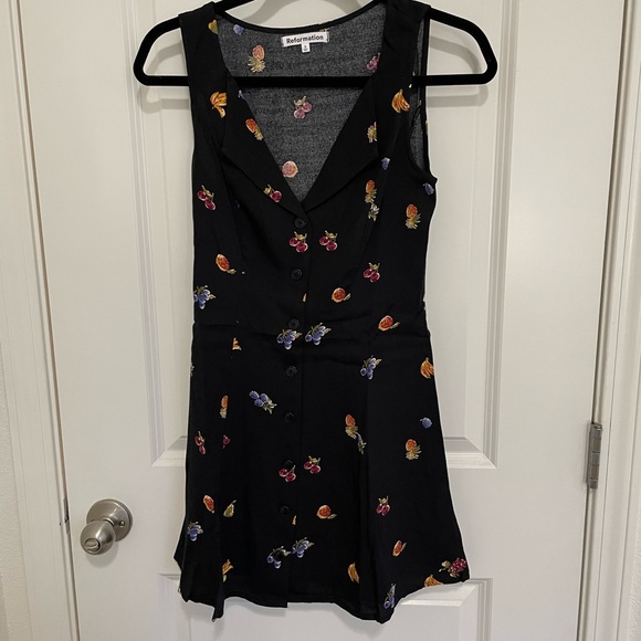 Reformation Rilynn Dress Fruit Salad - Picture 5 of 6